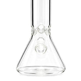 8" Clear Glass Beaker Bong Glass Bong Super Supplys Inc