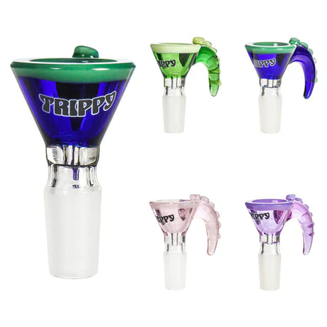 Trippy | 14mm Bowl with Horn – Assorted Color [BB-TRPY-05] / 1 pcs Bowl · Popper Small Biz Distributors