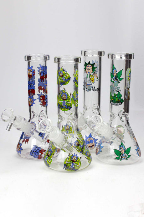 8" NM glass water bong-CL- - One Wholesale