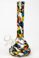 7.5" Graphic silicone water bong-Graphic B - One Wholesale