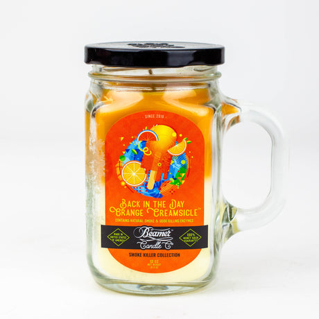 Beamer Candle Co.| Ultra Premium Jar Smoke killer collection candle Candle ONE Back in the day Orange Creamsicle