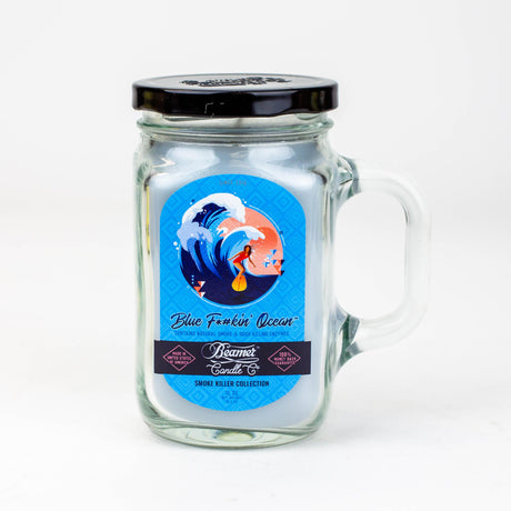 Beamer Candle Co.| Ultra Premium Jar Smoke killer collection candle Candle ONE Blue F*#kin' Ocean