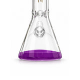 Fortune | 10" Color Accent Beaker Glass Water Pipe – 5mm Glass Bong Fortune