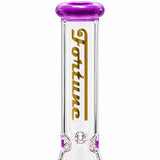 Fortune | 10" Color Accent Beaker Glass Water Pipe – 5mm Glass Bong Fortune
