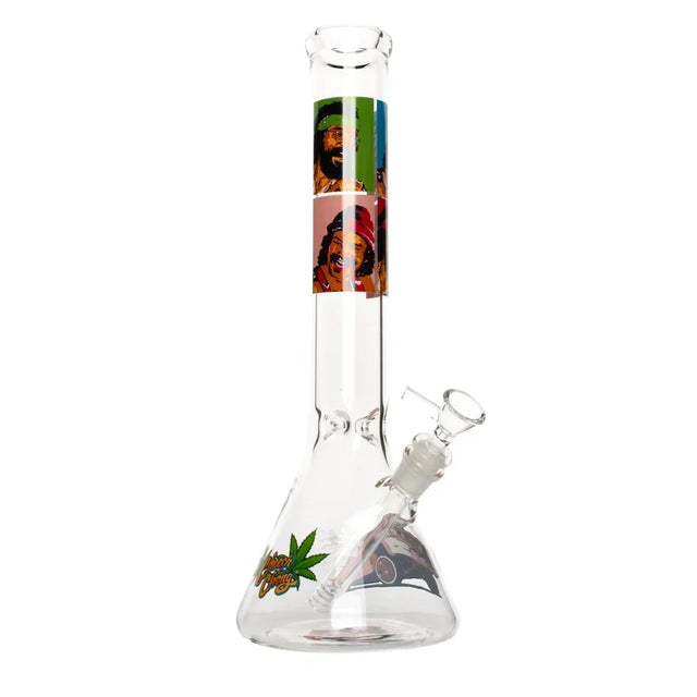 Cheech and Chong 15" Pop Art Beaker Bongs Smoking Cat Distribution Default Title