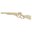 Wood Gun Rifle made with pine natural wooden decoration, hand crafted [CD-4521] Handcrafted Canadian Distributor