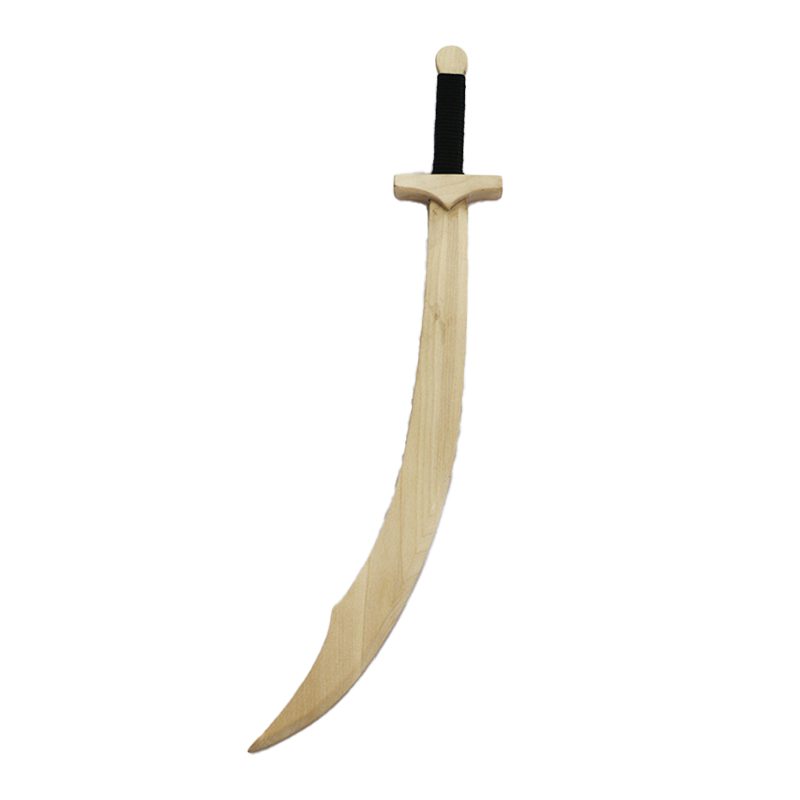 Wood Solid Birch Knife wooden decoration, hand crafted [CD-4527] Handcrafted Canadian Distributor