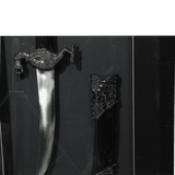 Knife Frame Black Display Wall Glass Mounted Décor (CDYWL-2558) Flag · Sign · Deco Canadian Distributor