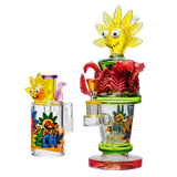 Cheech | 12" Sunflower Bong [CHE 327] Glass Bong Smoking Cat Distribution Yellow