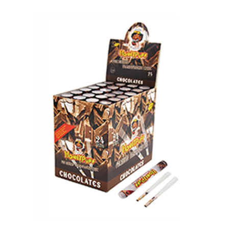 Honey Puff | Pre-Rolled Transparent Flavor Cones – 1 1/4 [P8226-02] Pre-rolled Cone (Display Pack) Canadian Distributor Chocolate
