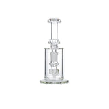 7″ Clear Glass Bong with water diffuser [C1041] Glass Bong Canadian Distributor