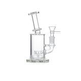 7″ Clear Glass Bong with water diffuser [C1041] Glass Bong Canadian Distributor