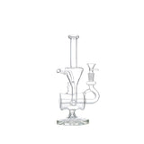 11″ Clear Recycler Glass Bong with inline diffuser [C8032] Glass Bong Canadian Distributor