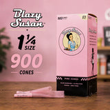 Pink Blazy | Susan Cones 1 1/4 size 900 count display Pre-rolled Cone (Bulk / Tower) Smoking Cat Distribution Default Title