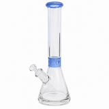 16" Water Pipe with Ice Catcher – 7mm [GP1874] Glass Bong ONE Jade Blue
