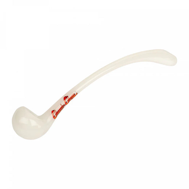 Cheech & Chong® Glass | 9" White Chongdolf Glass Pipe West Coast Gifts
