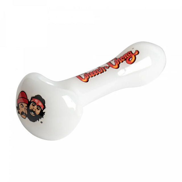 Cheech & Chong® Glass | 3.5" White Miss Tempest Stoner Hand Pipe Glass Pipe West Coast Gifts