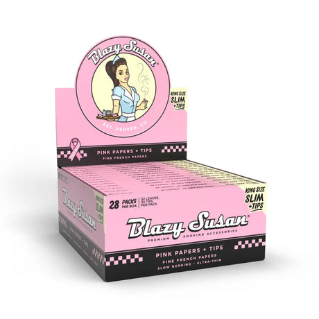 Blazy Susan | Pink Papers + Tips Booklet | Full Box box of 28