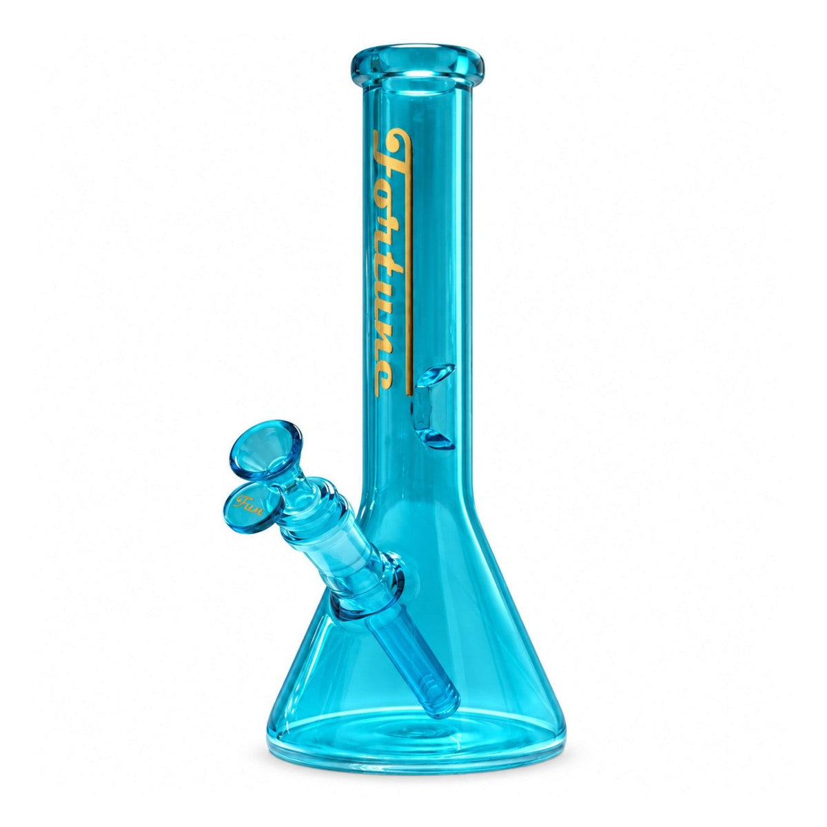 Fortune | 10" Prism Beaker Bong – 5mm Glass Glass Bong Fortune Blue