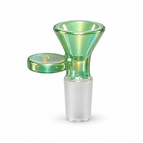 Fortune | 14mm Fun Aurora Glass Bowl Piece with Handle – Assorted Colors Bowl · Popper Fortune Green
