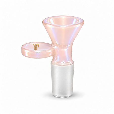 Fortune | 14mm Fun Aurora Glass Bowl Piece with Handle – Assorted Colors Bowl · Popper Fortune Pink