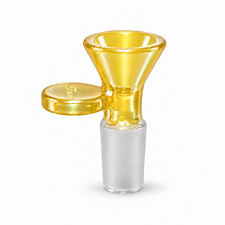 Fortune | 14mm Fun Aurora Glass Bowl Piece with Handle – Assorted Colors Bowl · Popper Fortune Yellow