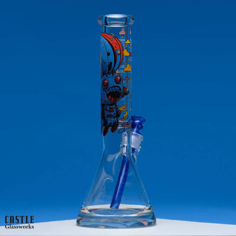 Castle Glassworks | 14" Robot [CG-302]