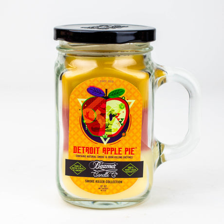 Beamer Candle Co.| Ultra Premium Jar Smoke killer collection candle Candle ONE Detroit Apple Pie