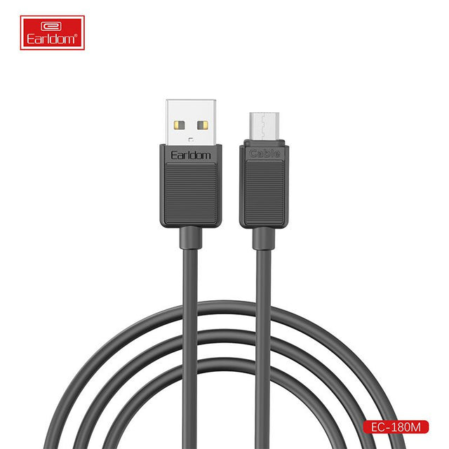 Eardom | Phone charger 1m cable Pack of 10 [EC-180C] Charging Cable · Accessory Canadian Distributor Micro USB to USB / White