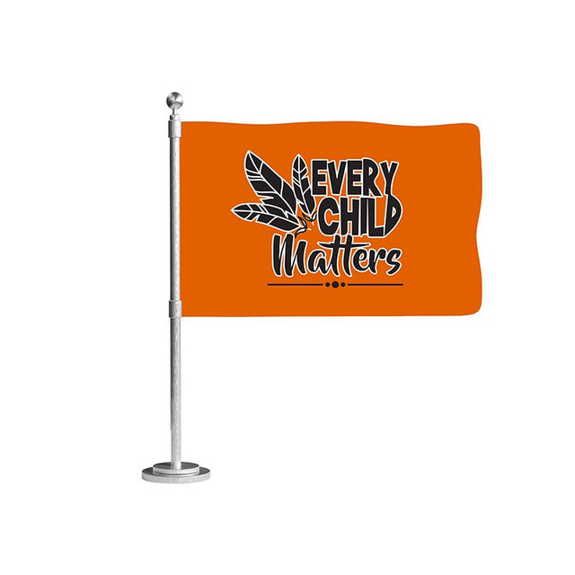 Every Child Matters | 12"x18" Flag- Orange [ECM005] Flag · Sign Canadian Distributor