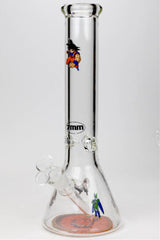 13.5" Cartoon 7 mm glass water beaker bong-Graphic DB - One Wholesale