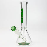 9.5" TOKE beaker glass water bong-Green - One Wholesale