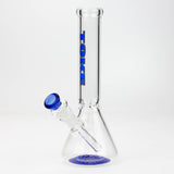 TOKE | 10" Beaker glass water bong Glass Bong Smoking Cat Distribution Blue