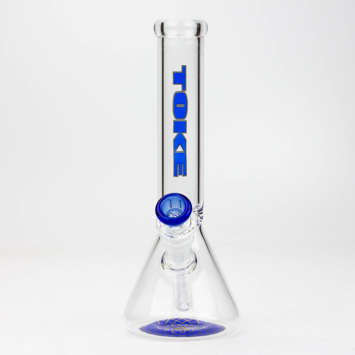 9.5" TOKE beaker glass water bong- - One Wholesale