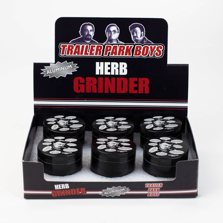 Trailer Park Boy -  4 parts 52 mm Aluminum grinder Box of 6- - One Wholesale