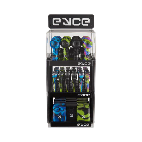Eyce | Counter Display Bundle 1 – Spoon, Solo, Shorty & Tray - pack of 16 Silicone Pipe Synergy Innovation
