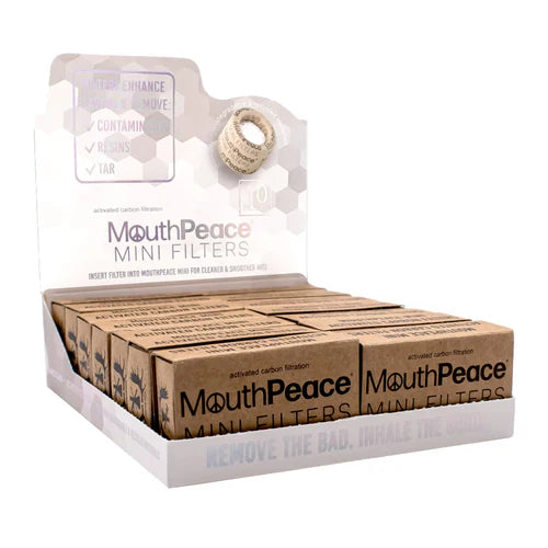 MOOSE LABS | Mouthpeace Mini filter Replacements Box of 14 Refill Smoking Cat Distribution