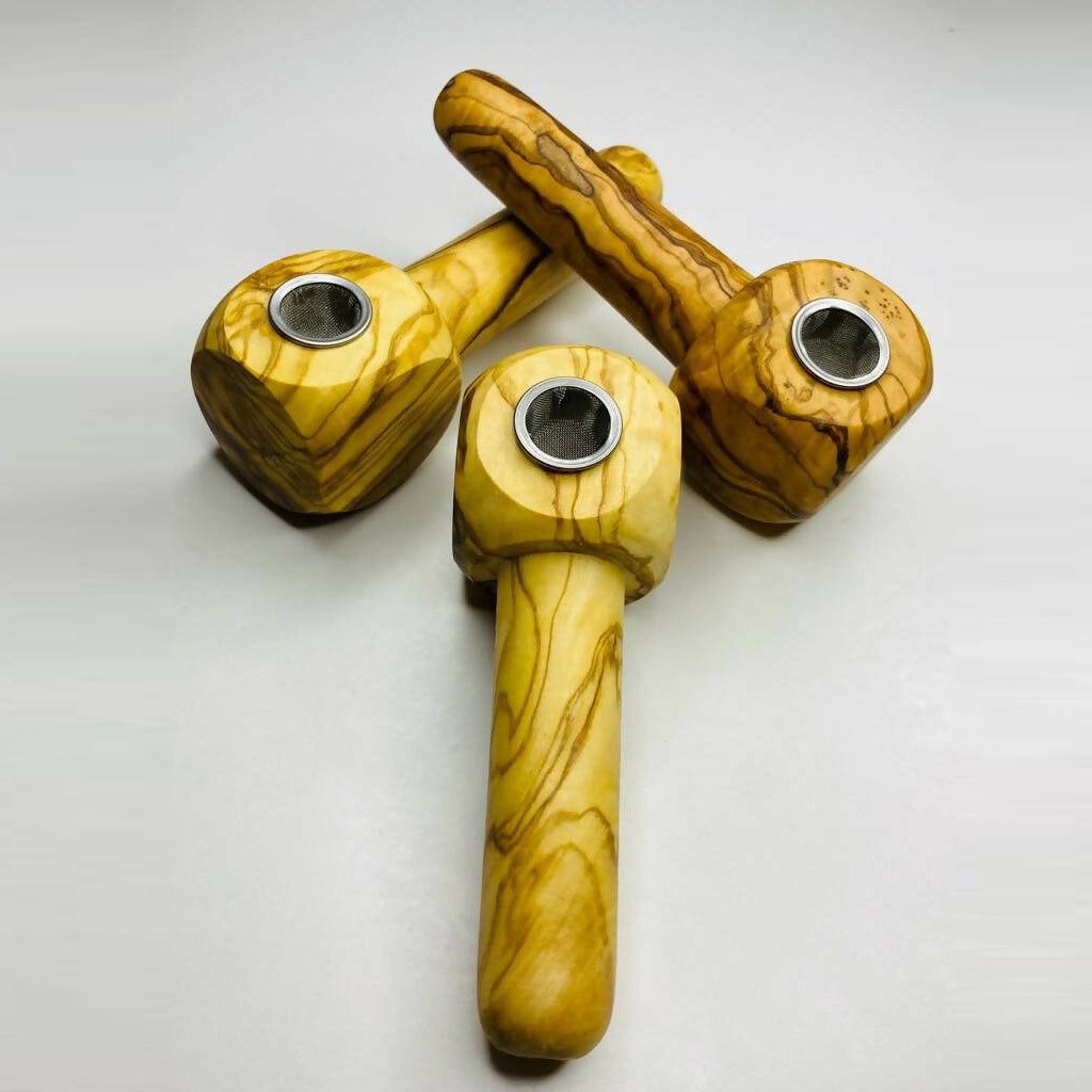 VOW | Olive Wood Apple Pipe/Smoker's Gift