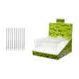 4" Glass Tube straight pipe Box of 100 [GL-GO10x] Glass Pipe Canadian Distributor Clear (GO101)