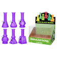 6″ Soft Glass Mini Bongs – Assorted Designs | 6-Piece Display [GL-M6030x] Glass Bong Canadian Distributor Purple