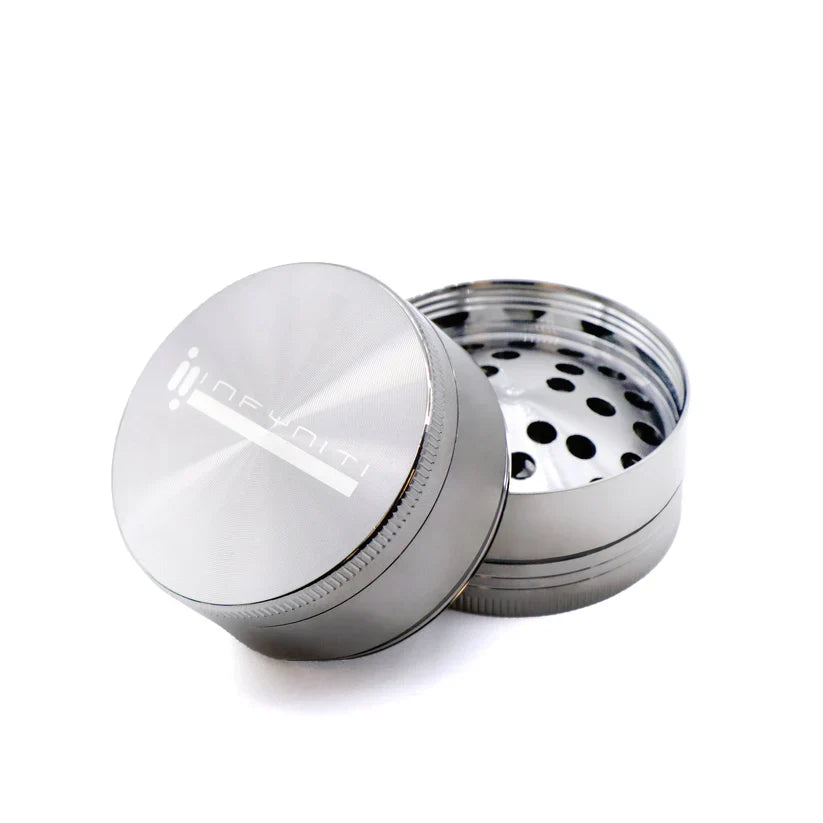 Infyniti | Zinc Grinder – 50 mm – 4 Part [GR7557] Regular Grinder ONE Black Nickel