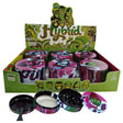 4 Part Grinder Hybrid, Rolling Stars Assorted Color & Printed Design [GRS-H6918] Display Pack Canadian Distributor