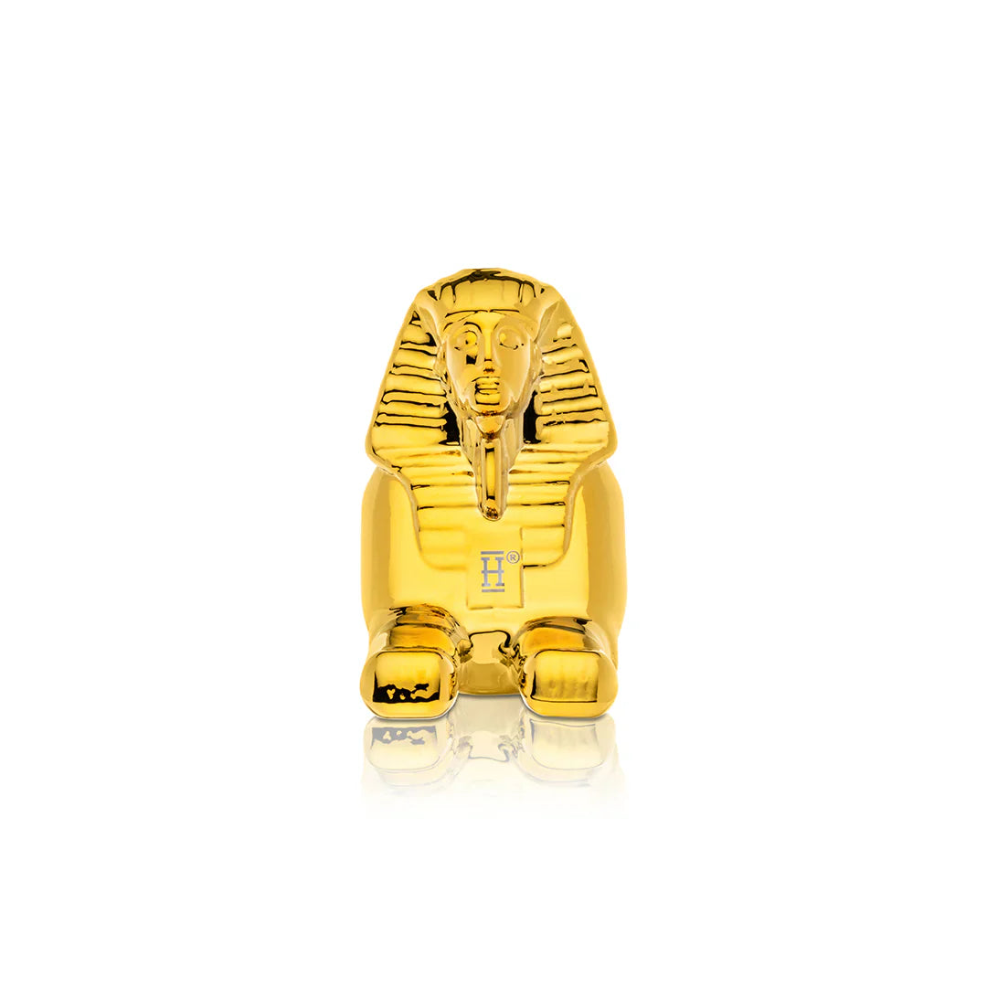 Hemper | 5" Ancient Egypt Hand Pipe – Sphinx Gold Edition [PP6062] Glass Pipe Smoking Cat Distribution