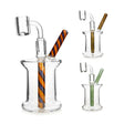 5.5" Mini Dab Rig with 14mm Quartz Banger – Compact, Colorful & High-Performance Glass Rig Small Biz Distributors Blue