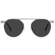 Premium K-Designed Sunglasses - Round B Sunglasses EyeEye Silver
