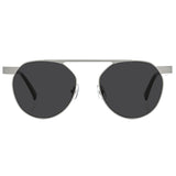 Premium K-Designed Sunglasses - Round B Sunglasses EyeEye Silver