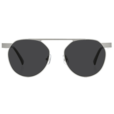 Premium K-Designed Sunglasses - Round B Sunglasses EyeEye Silver