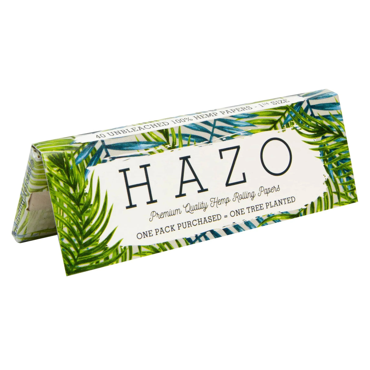 HAZO Hemp Rolling Papers | 1 1/4" - Full Display of 50x Booklets | Plants 50 Trees!