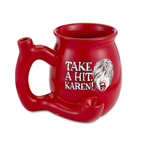 TAKE A HIT KAREN! RED Roast & Toast mug Mug Pipe Roast and Toast Gifts