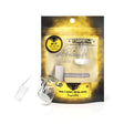 Honeybee Herb - HONEY & MILK BEVEL BOWL QUARTZ BANGER - 90° DEGREE | YL Bowl · Banger · Oil Burner Honeybee Herb 14 mm Female
